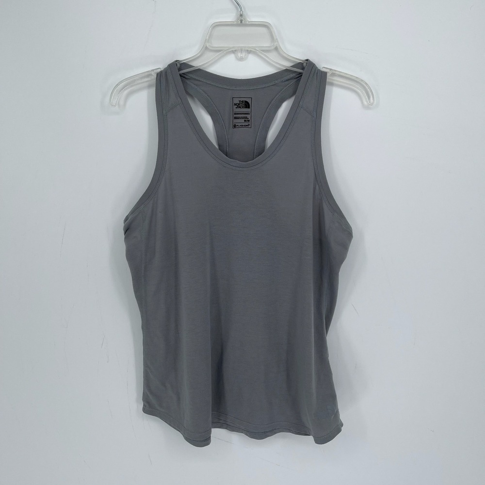 The North Face Women's Gray FlashDry Racerback Gym Yoga Active Tank‎ Top Size M